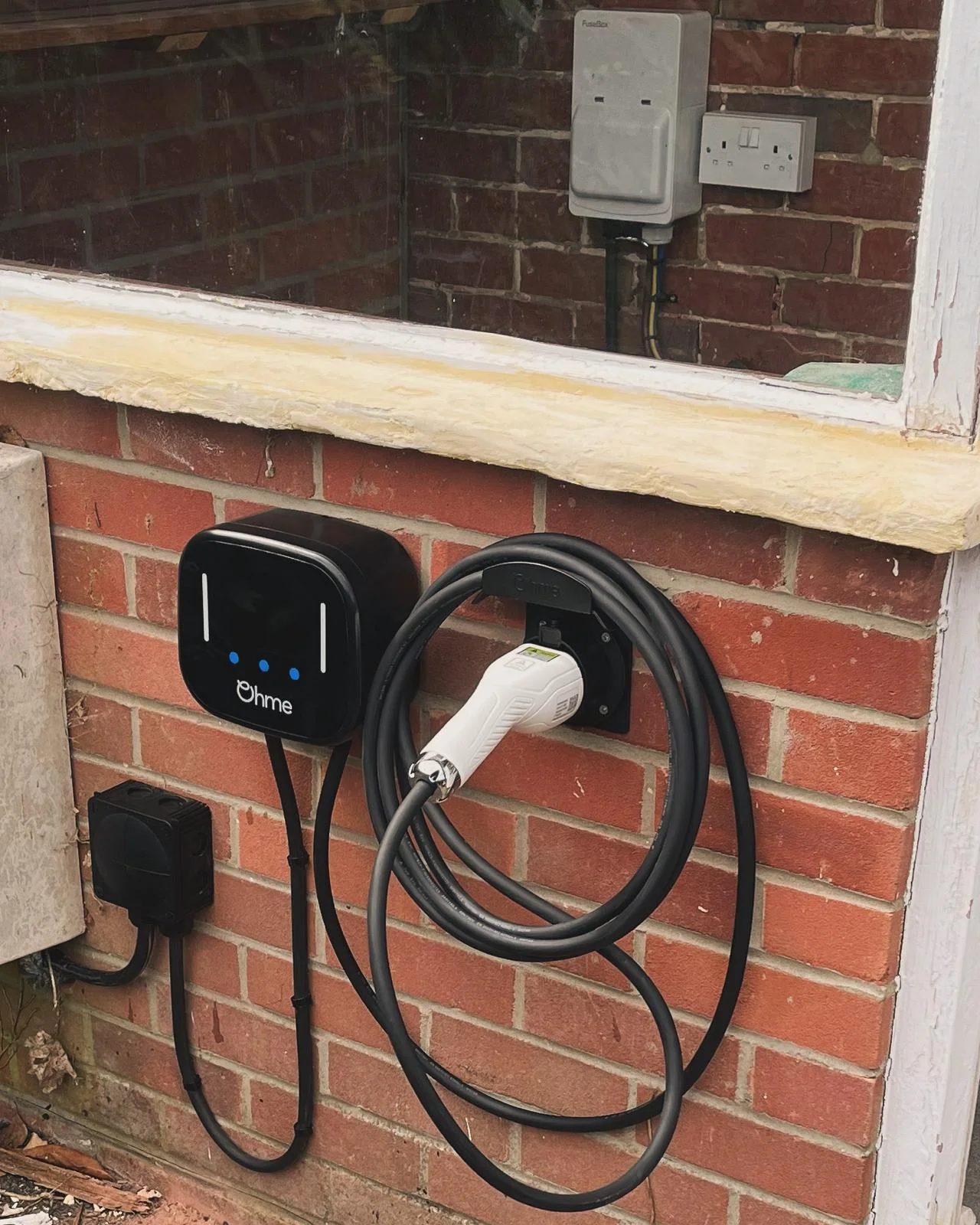 Home EV charger installation by Bring it Ohm Electrical Solutions, a few minutes from Hersham