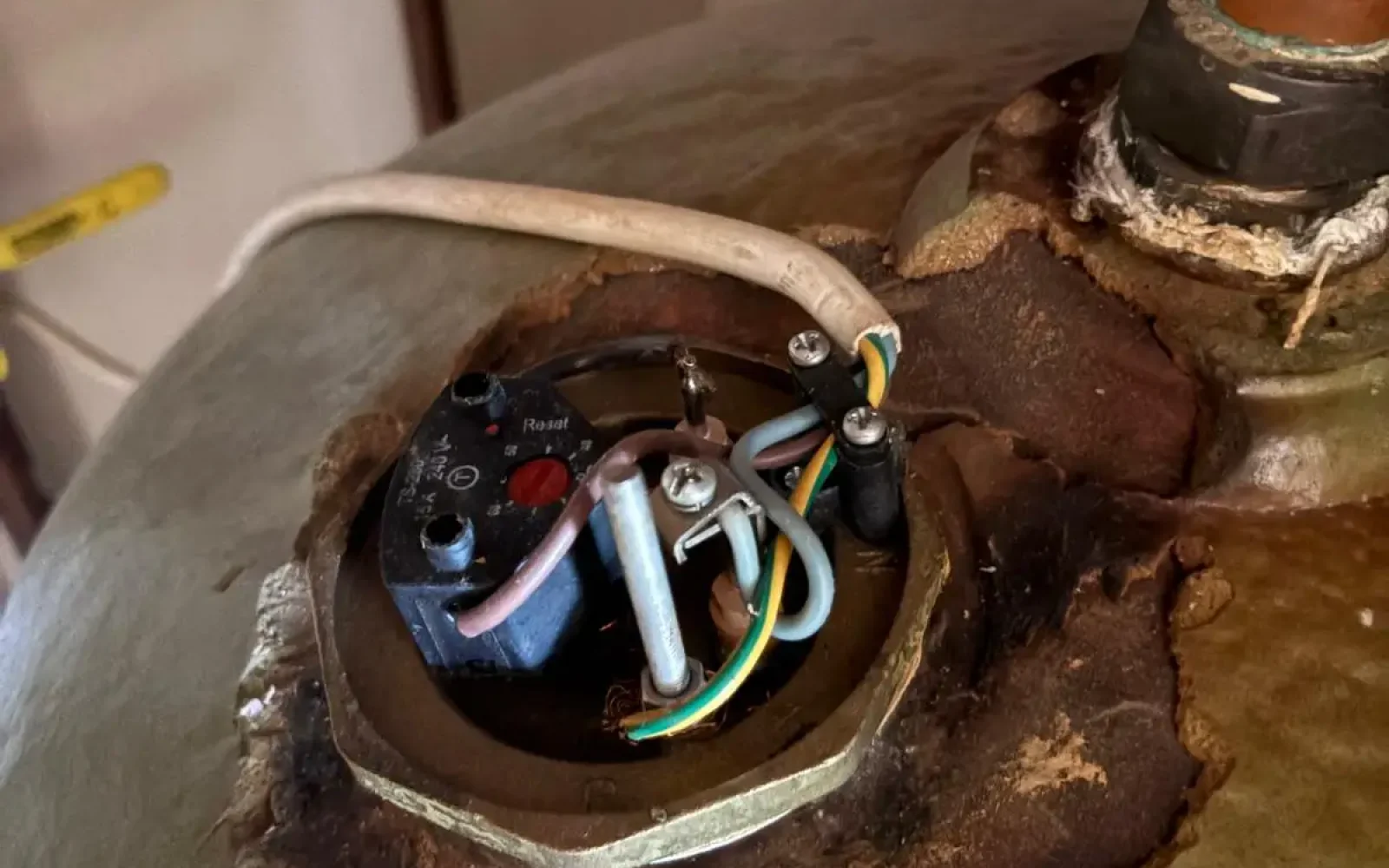 Exposed live parts identified on an EICR inspection
